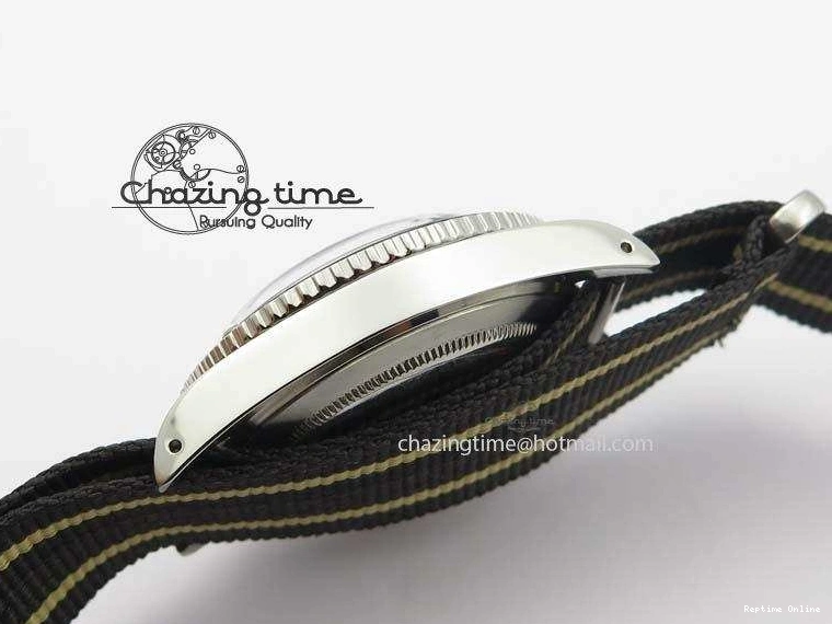 0220 Vintage 1680 Submariner No Date SS Black Dial On Nylon Strap A SoftTouch 3854